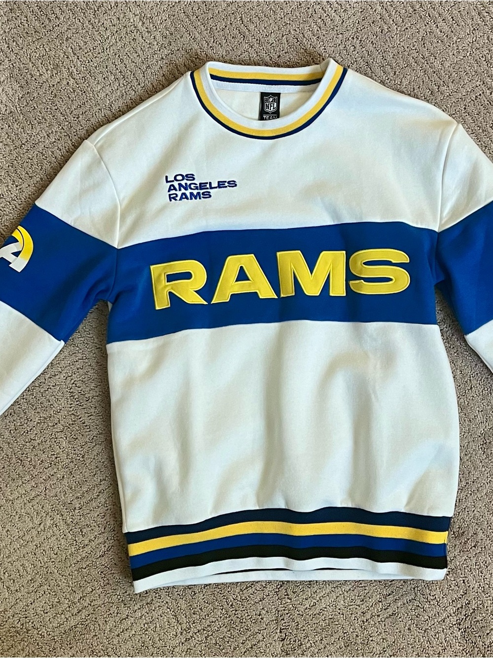 Los Angeles Rams NFL Crewneck Sweatshirt – Men’s Small